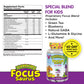 KAL Focus-Saurus | Focus Support for Kids | Amino Acid, Antioxidant & GABA Focus Blend  for Children | No Sugar, Grape Flavor Chewables | 30 ct