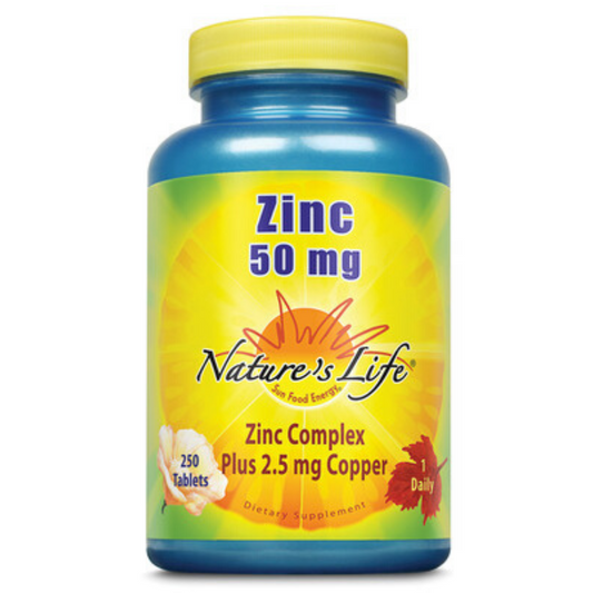 Nature's Life  Zinc, 50 mg | 250 ct