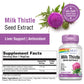 Solaray Milk Thistle Seed Extract 175mg Antioxidant Intended to Help Support a Normal, Healthy Liver Non-GMO & Vegan 120 VegCaps