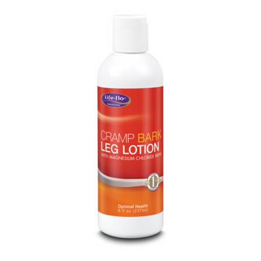 LIFE-FLO Cramp Bark Leg Lotion w/Magnesium, Lotion, Eucalyptus (Btl-Plastic) | 8oz