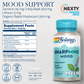 Solaray SharpMind Mood Support Supplement, Nootropic for Relaxation and Stress Relief, Zembrin, Holy Basil, Lithium Orotate 5mg, Organic Reishi Mushroom, 60 Day Guarantee, 30 Servings, 30 VegCaps