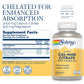 Solaray Calcium Magnesium Citrate 2:1 Ratio with Vitamin D2, Healthy Bone, Muscle & Nerve Support, 30 Serv, 180 VegCaps