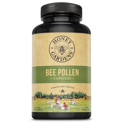 Honey Gardens Bee Pollen, Capsule (Btl-Glass) | 580mg 150ct