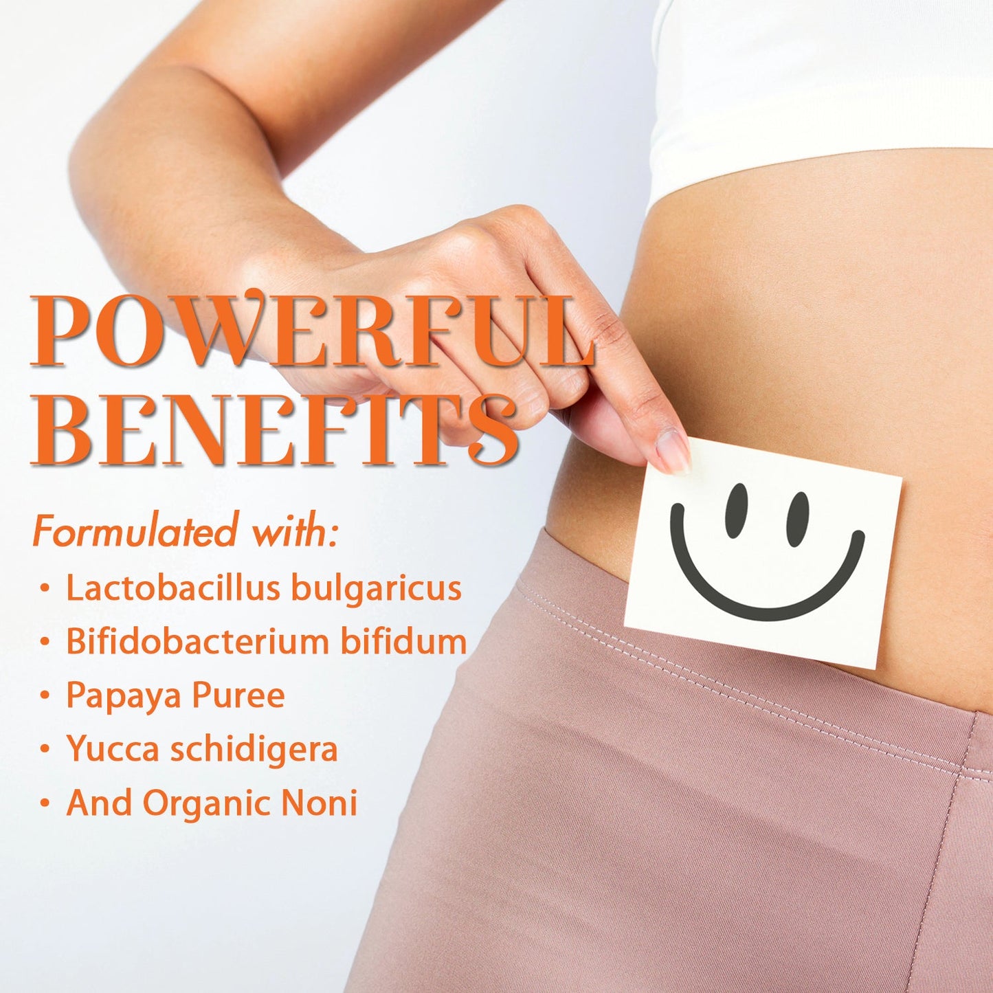 Dynamic Health Lactobacillus Acidophilus, Papaya Puree | Probiotic Intestinal Health | 10 Billion CFU | 16FL OZ, 16 Serv