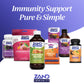 Zand Immunity Super C+ PM, Nighttime Immune Support Plus Melatonin, 1000mg PureWay-C Vitamin C, Zinc, D3 & Elderberry, Enhanced Absorption - 60 Tablets, 30 Servings