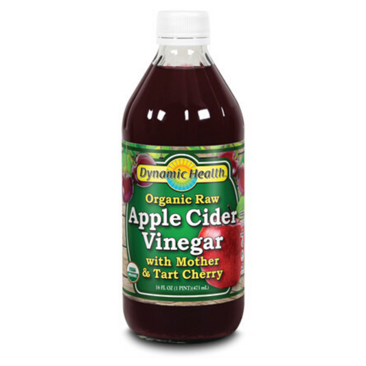 Organic Raw Apple Cider Vinega : 19283: Liq, Tart Cherry (Btl-Glass) 16oz