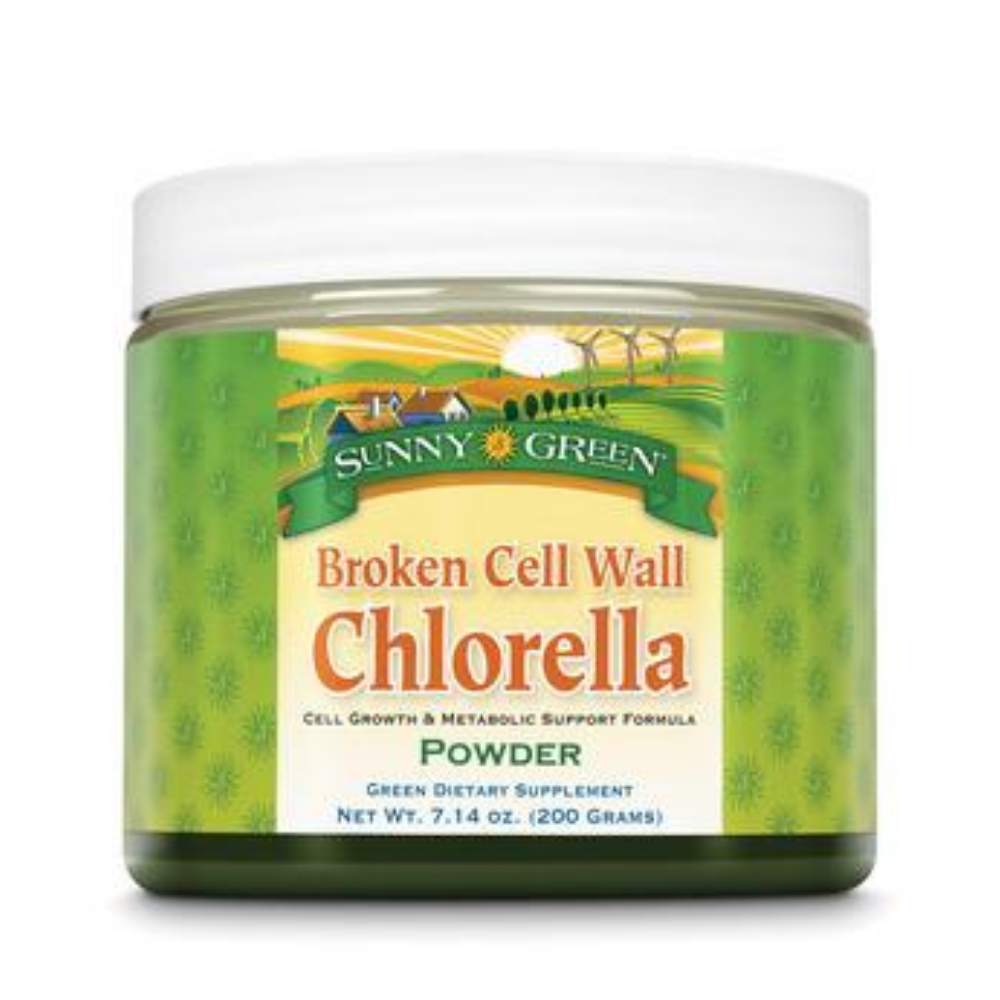 SUNNY GREEN Chlorella, Powder, Unflavored (Jar) | 7.14oz