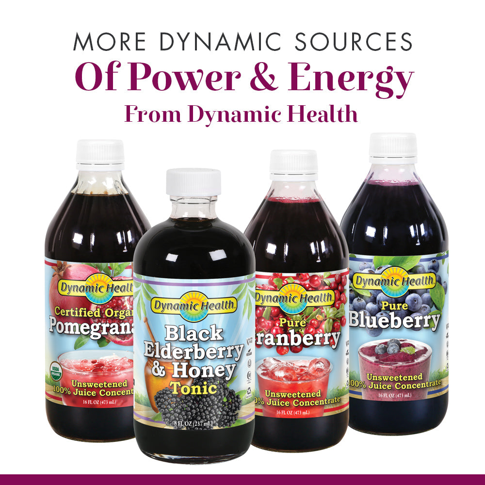 Dynamic Health Maqui Plus Blend | Energy, Vitality and General Health Support | Antioxidants, Omega Oils and More | 32oz, 32 Serv