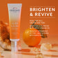 Heritage Store Aura Glow Gel Cream | 3-in-1 Toner, Serum & Moisturizer | Crystal Infused | 1.7oz