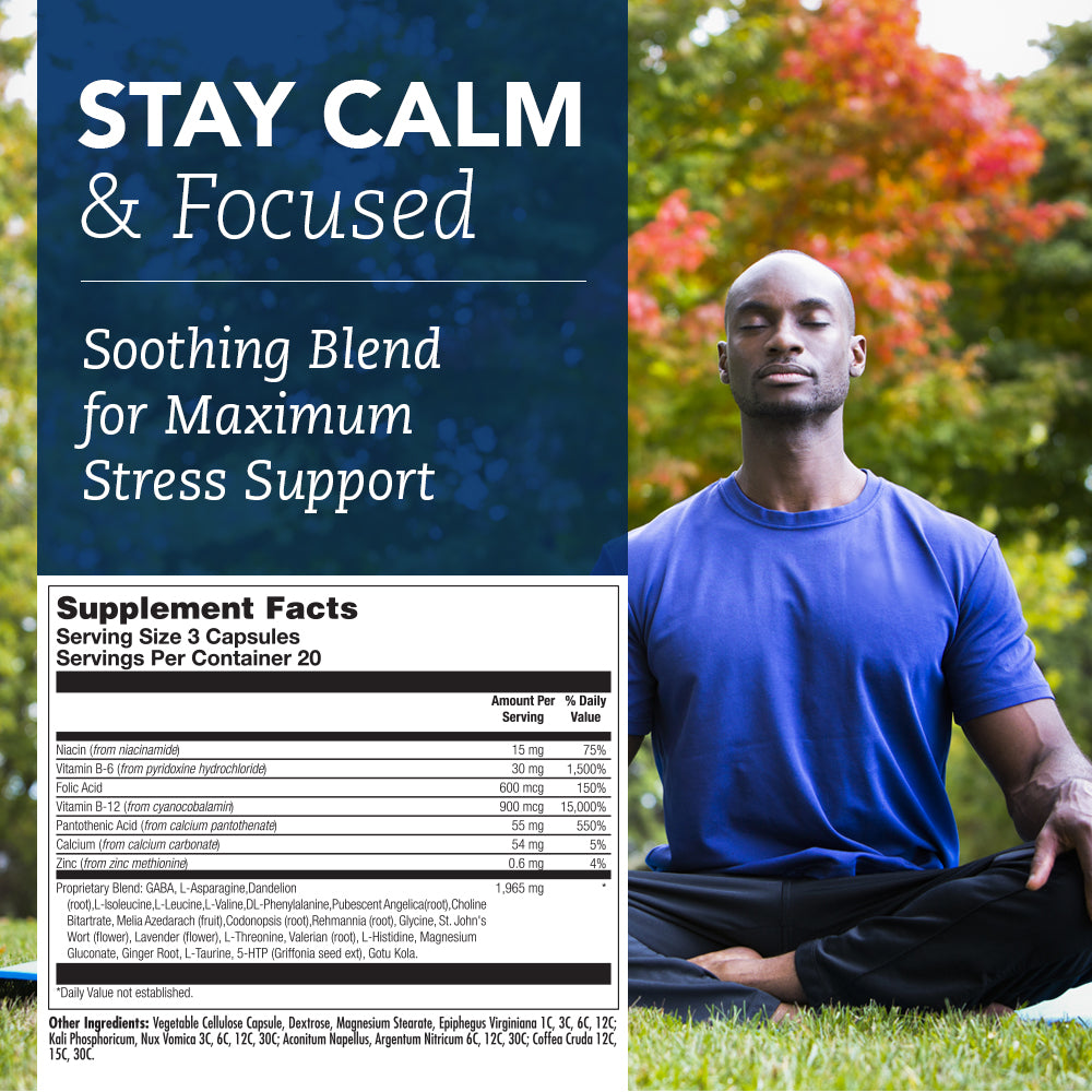 VAXA Extress Relaxation Support Formula | 60 Vegetarian Capsules
