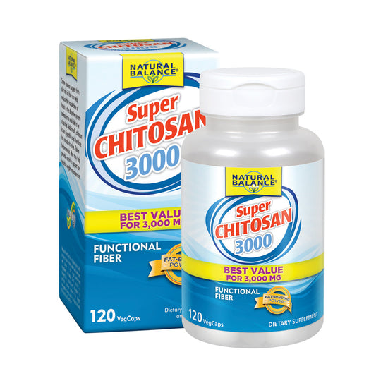 Natural Balance Super Chitosan 3000 | 120 VegCaps