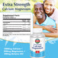 KAL Extra Strength Calcium Magnesium | 1000mg/500mg | Healthy Bones, Teeth, Nerve & Muscle Support | Rapid Disintegration | Vegetarian | 100 Tablets