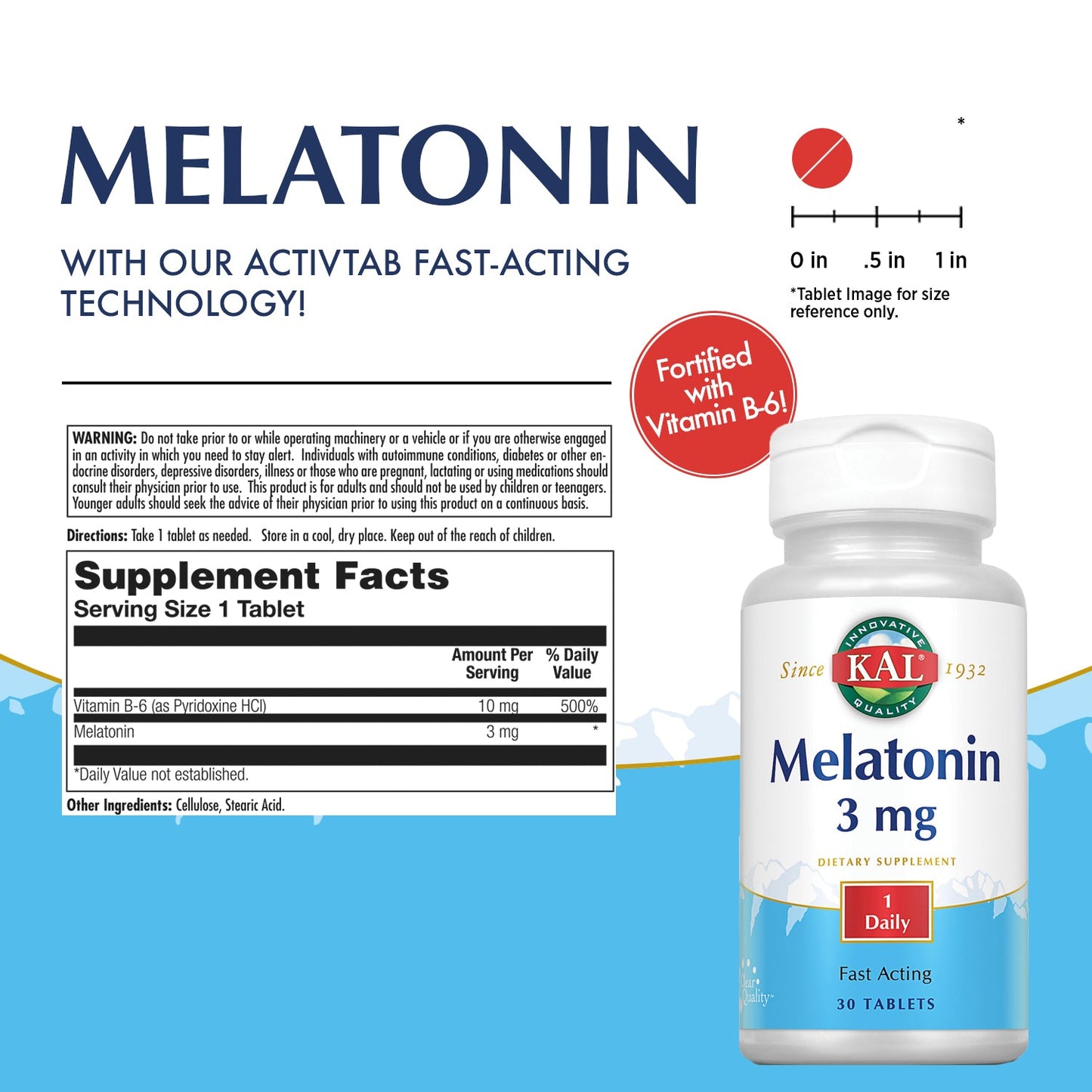 Melatonin Tablets 3 mg
