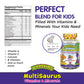 KAL Kids MultiSaurus Vitamins & Minerals | Berry, Grape & Orange Flavor | Childrens Daily Multivitamin | 60 Chewables