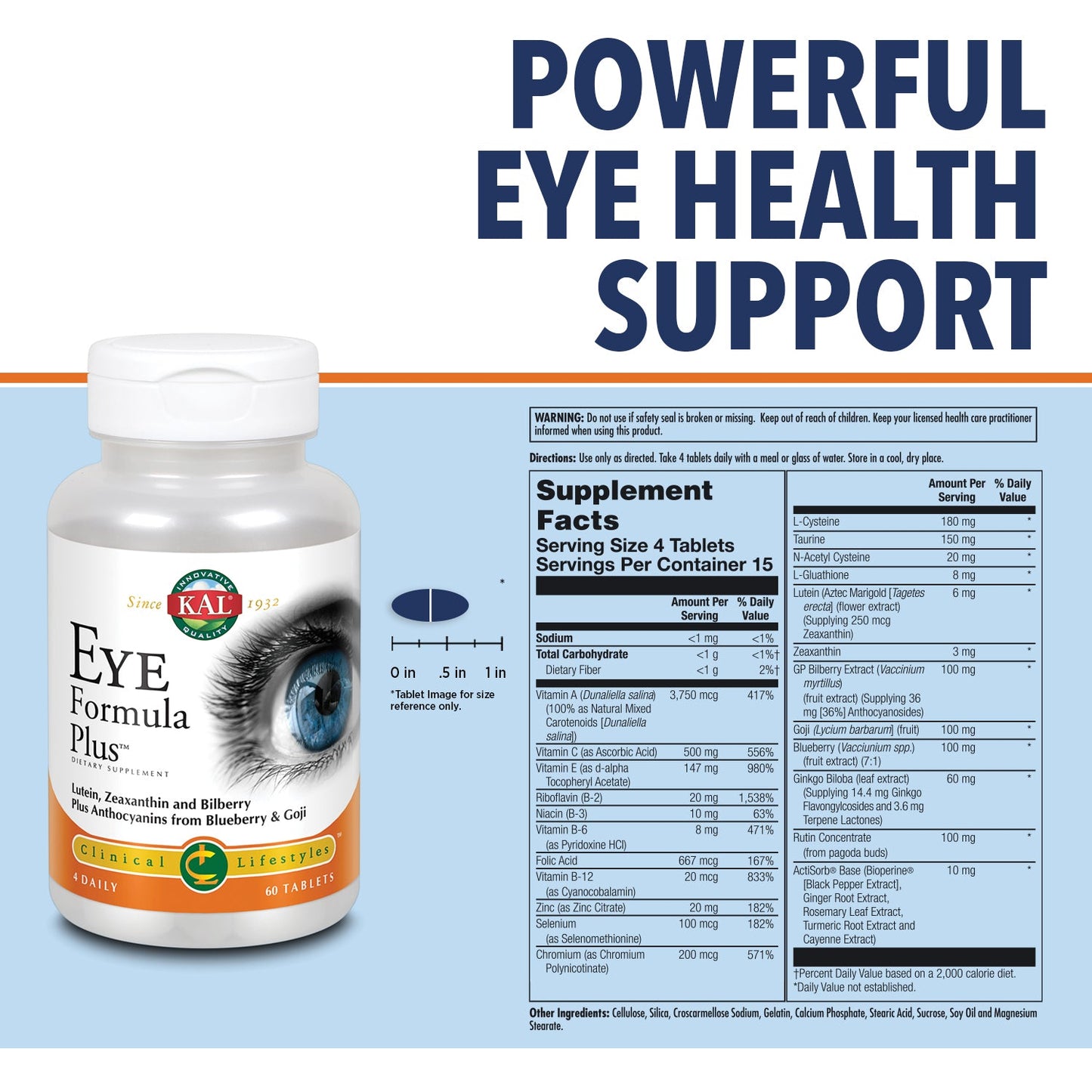 KAL Eye Formula Plus | 60ct