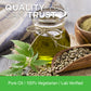 Natures Life Hemp Seed Oil, Vegetarian | W/ Omega Fatty Acids | Skin Health, Heart, Brain & Mood Support | 60ct, 30 Serv