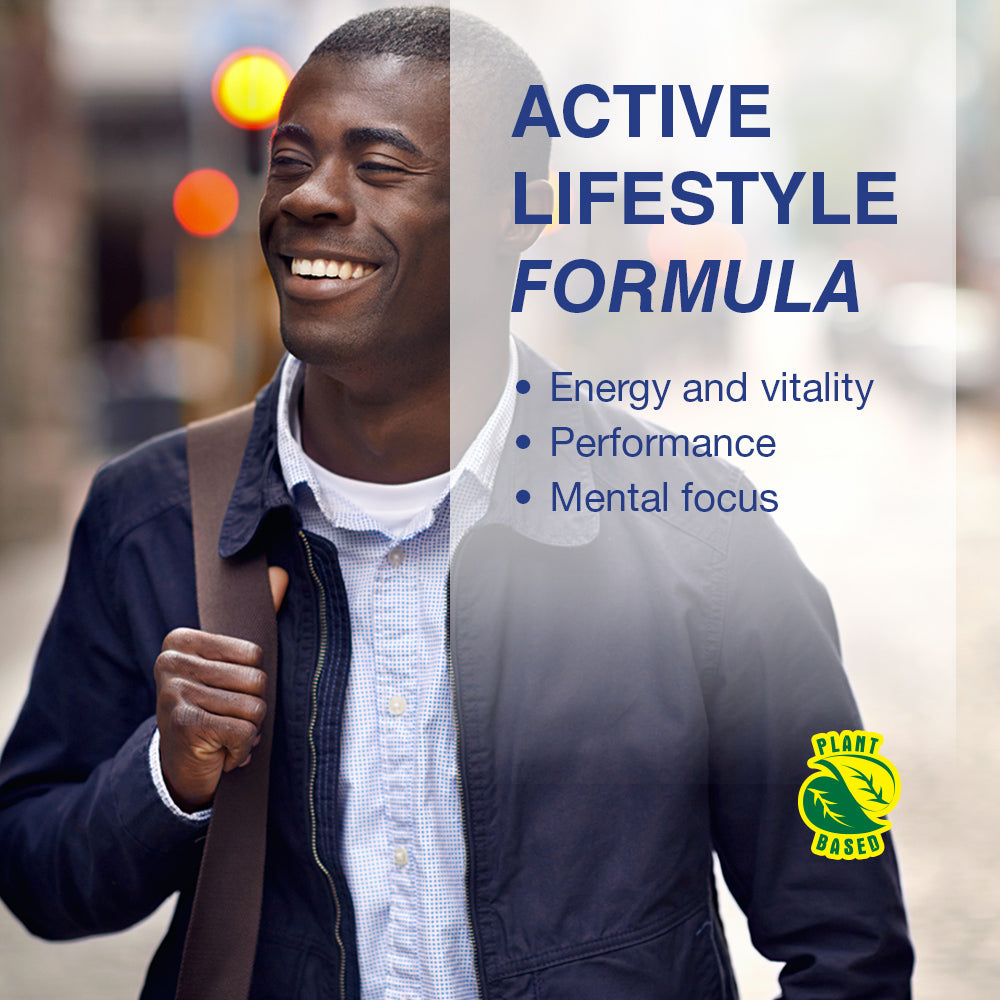 Natural Balance Original Pep Herbal Energizer | Energy, Vitality & Focus Formula w/ Eleuthero, Kola Nut & Gotu Kola | Plant-Based | 60 Caps, 30 Serv.