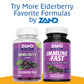 Zand Organic Elderberry Immunity Drink | Concentrated Healthy Immune System Function Support | Pack of Eight 10.8 FL OZ Bottles