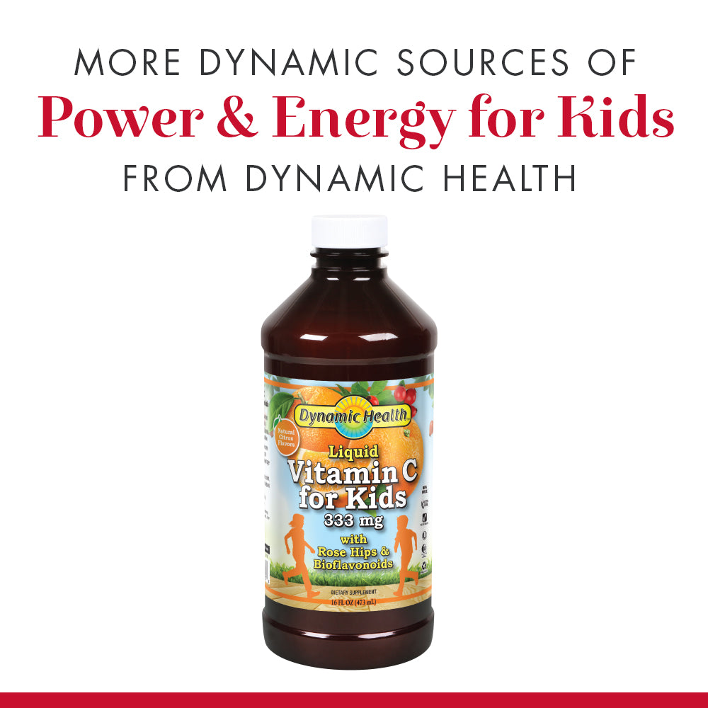 Dynamic Health Liquid Multivitamin w/ Minerals for Children | Great Taste Kids Love, W/ Vitamins A, C, D, B & More | No Gluten | 8 oz, Fruit Punch