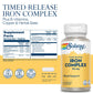 Solaray Iron Complex, Timed Release, Healthy Circulation, Red Blood Cell & Cardiovascular Support, 60 Serv, 60 VegCaps