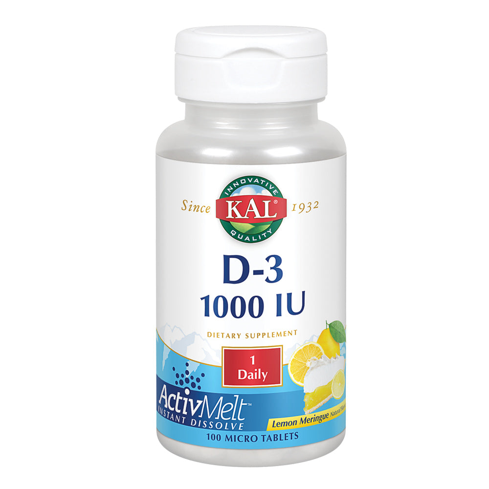 KAL D-3 1000 IU ActivMelt 1000iu 100ct