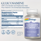 Solaray Glucosamine Chondroitin and Hyaluronic Acid, 1500mg/1000mg/20mg 90 Capsules