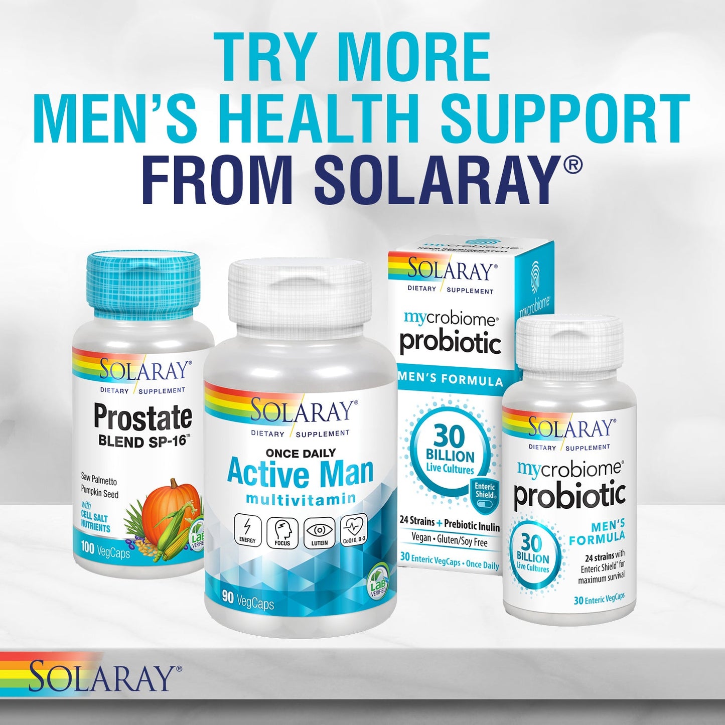 Solaray Pygeum and Saw Palmetto Berry Extracts, Mens Health & Prostate Function Support, Zinc, B-6, Pumpkin Seed & Amino Acids 240 VegCaps