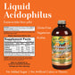 Dynamic Health Lactobacillus Acidophilus, Papaya Puree | Probiotic Intestinal Health | 10 Billion CFU | 16FL OZ, 16 Serv