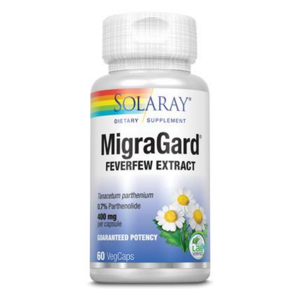 Solaray MigraGard, Veg Cap (Btl-Plastic) 350mg | 60ct