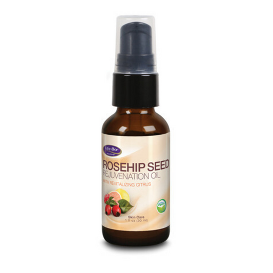 LIFE-FLO Rosehip Seed Rejuvenation Oil Organic, Oil, Citrus (Carton) | 1oz