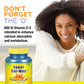 Nature's Life Super Cal Mag | 1000mg of Calcium & 500mg of Magnesium with Vitamin D-2 | Healthy Teeth & Bones Support (100 CT)
