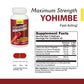 Natural Balance Yohimbe PowerMax 2000 | Maximum Strength Formula w/ Pure Yohimbe Bark | Sexual Energy & Virility Supplement | 50 VegCaps, 25 Serv.