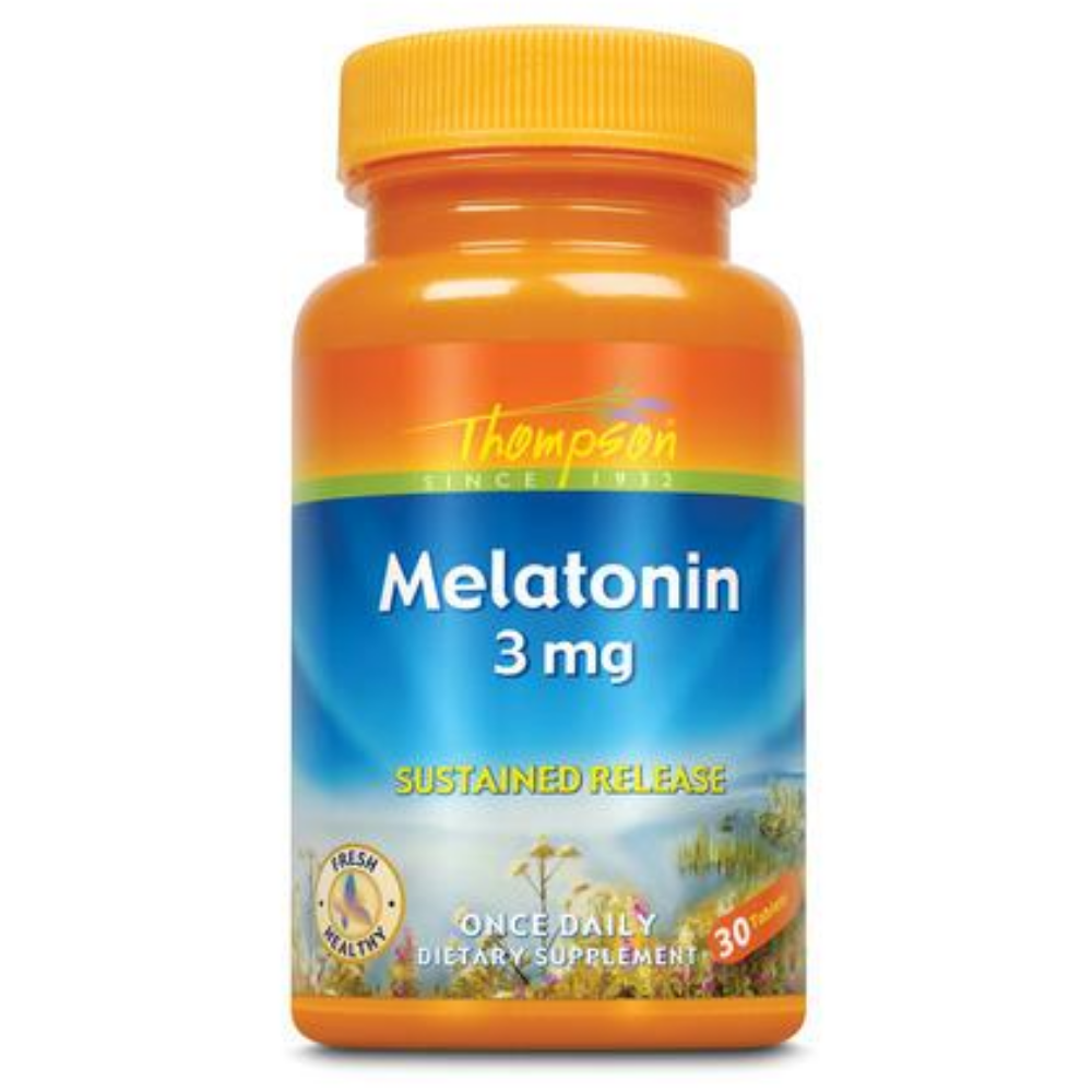 Thompson Melatonin S.R., Tablet (Btl-Plastic) 3mg | 30ct
