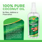 Natures Life Liquid Coconut Oil Body Spray, Pure & Fractionated | Light, Fast-Absorbing Hair & Skin Moisturizer | 6oz
