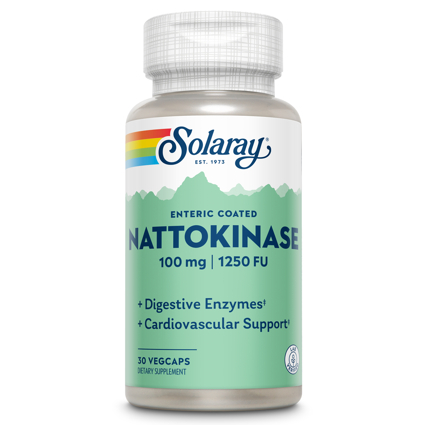 Solaray Nattokinase, Veg Cap (Btl-Plastic) 100mg | 30ct