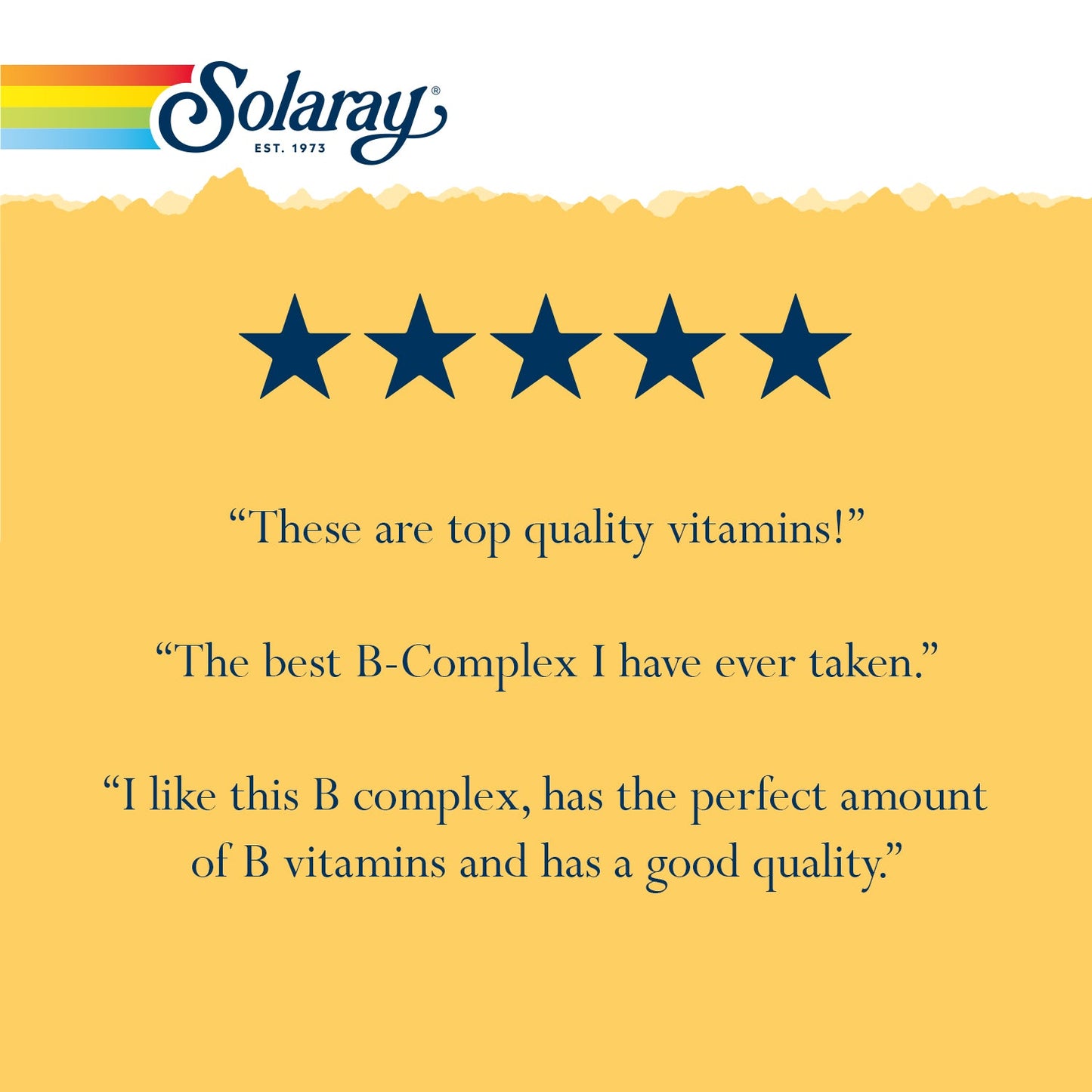 Solaray B-Complex Supplement, 50mg, 100 Count