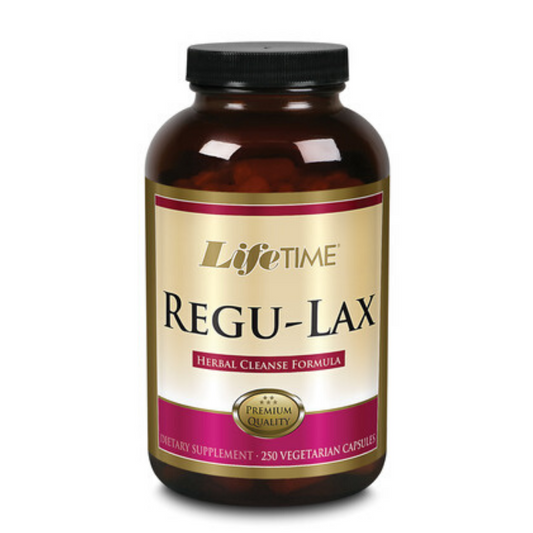 LIFETIME Regu-Lax, Veg Cap (Btl-Glass) | 250ct