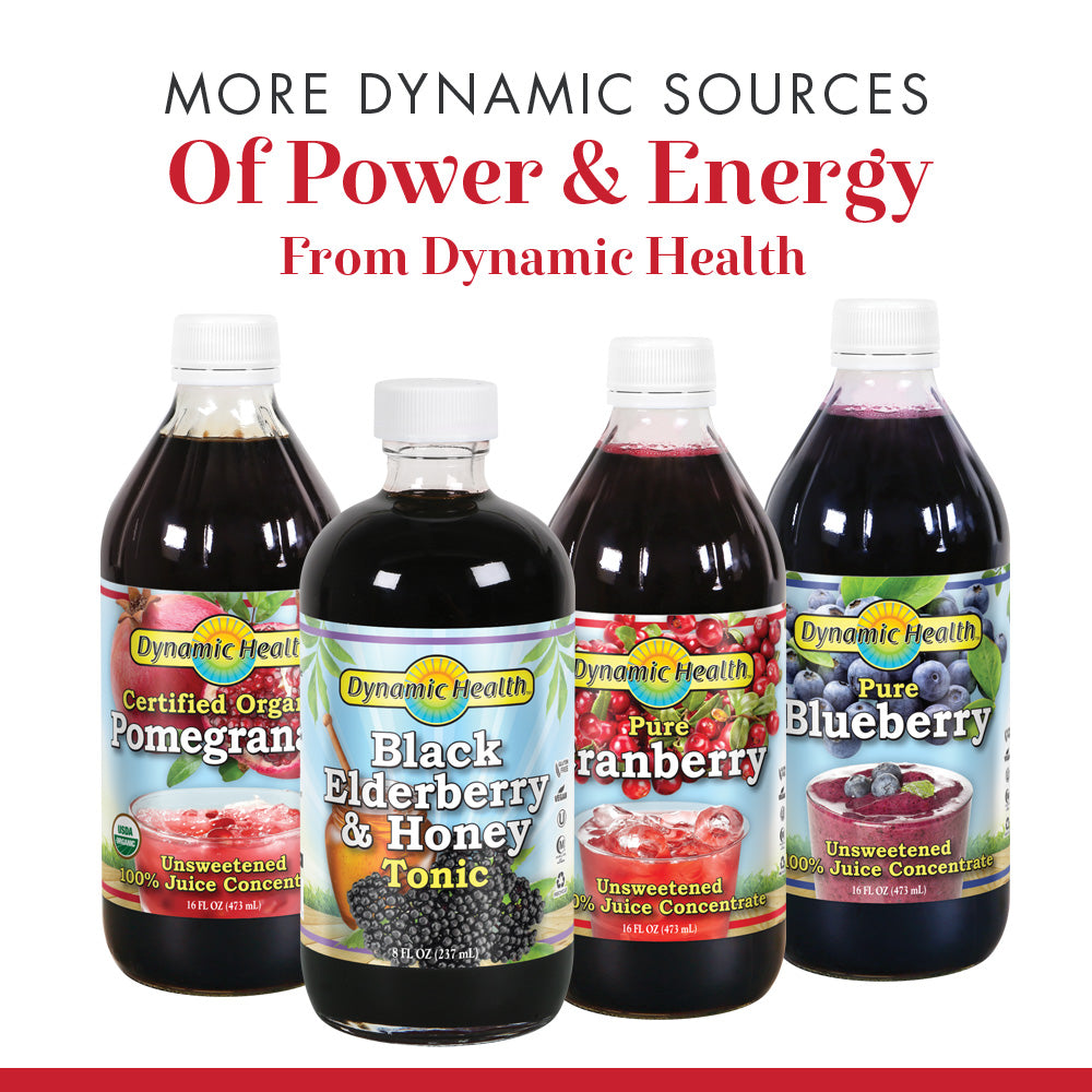 Dynamic Health Pure Black Cherry Unsweetened 100% Juice Concentrate | No Additives or Preservatives | Antioxidant | 8oz (Packaging Varies)