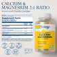 Solaray Calcium and Magnesium AAC Capsules, 180 Count (Packaging may vary)