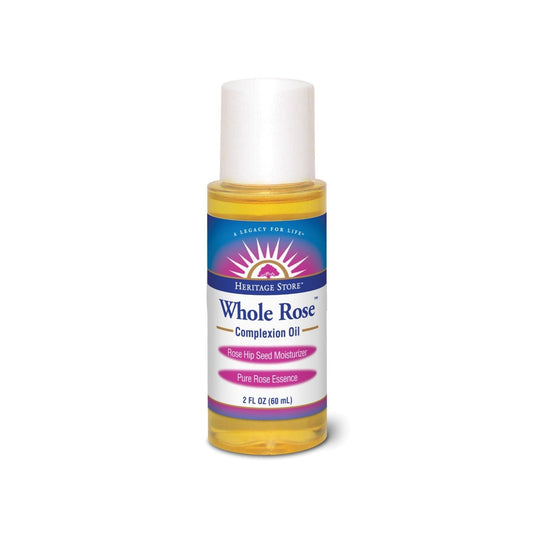 HERITAGE STORE Whole Rose, Oil, Rose (Btl-Plastic) | 2oz