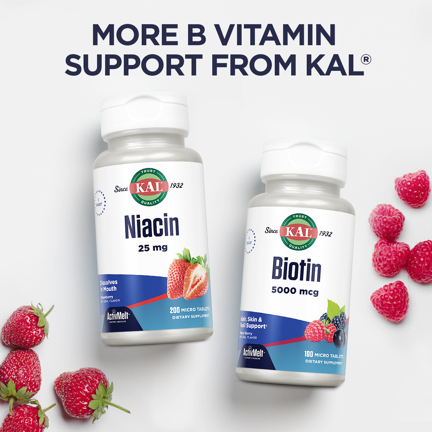 KAL Vitamin B-6 B-12 Folic Acid Supplement, B Vitamins for Healthy Energy, Heart & Red Blood Cell Support, w/ Vitamin B12 Methylcobalamin and Folate, Natural Cherry, Gluten Free, 60 Serv, 60 Lozenges