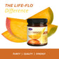 Life-Flo Pure Organic Body Butter | Face & Body Moisturizer for Dry Skin & Scalp, Heels, Elbows, Stretch Marks | 9oz (Mango Butter)