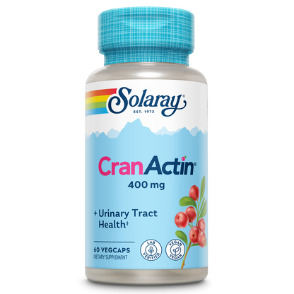 Solaray Cranactin Cranberry AF Extract Capsules, 400 mg