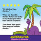 KAL Kids MultiSaurus Vitamins & Minerals | Berry, Grape & Orange Flavor | Childrens Daily Multivitamin | 60 Chewables