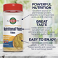 KAL Nutritional Yeast Flakes, Fortified with B12, Folic Acid & Other B Vitamins, Unsweetened, Great Nutty Flavor, Vegan & Gluten Free, 60-Day Money Back Guarantee, Made in the USA, 20 Servings, 3.1oz