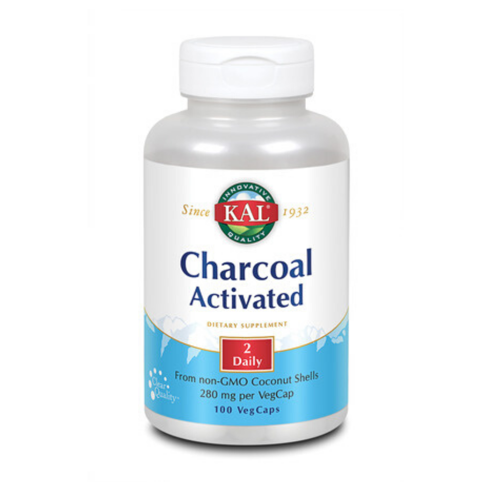 KAL Charcoal, Activated Coconut Shell 280mg | 100ct