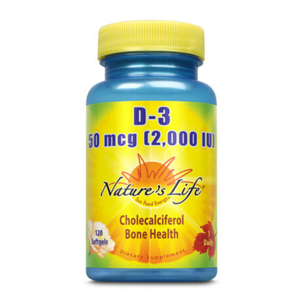 Nature's Life  D-3 2000 IU | 120 ct