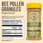 Honey Gardens Bee Pollen Granules, Premium Bee-Crafted Superfood with Naturally Occurring Vitamins, Antioxidants & Amino Acids, 45 Servings, 4.75 OZ