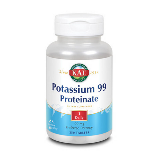 KAL Potassium 99 Proteinate 99mg | 250ct