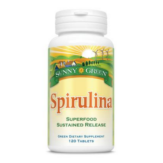 SUNNY GREEN Spirulina, Tablet (Btl-Plastic) 500mg | 120ct